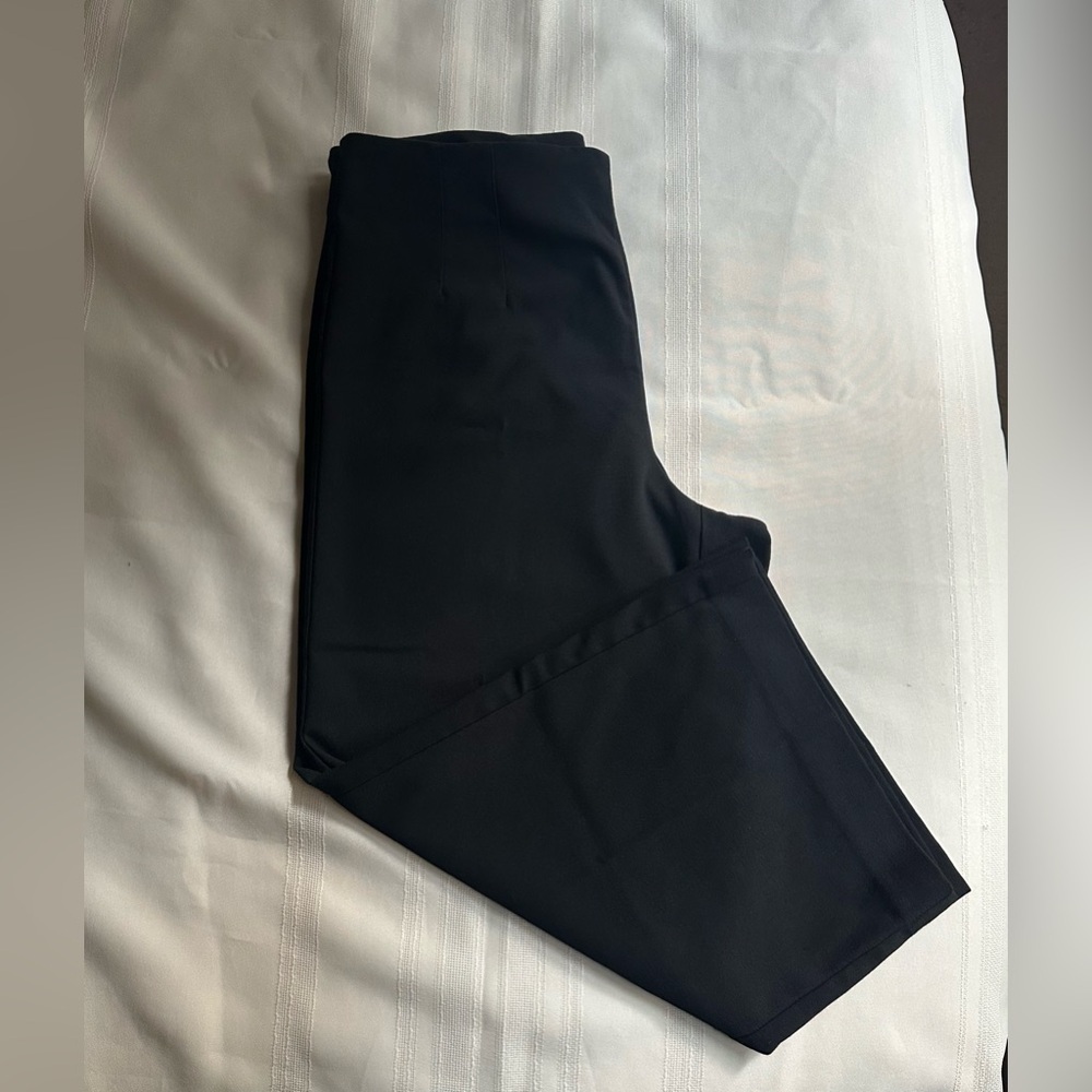 LOFT Black Wide Leg Trousers - Picture 3 of 10